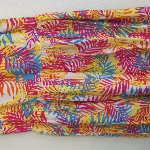 Expressions Catalog Colorful Summer Beachy Boho Maxi Dress Size Small Hawaii - Picture 4 of 10